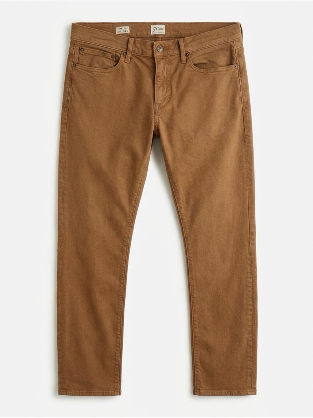 J.Crew 484 Slim Fit Jeans in Brown/Tan - Size W34 L32 - Picture 2 of 4